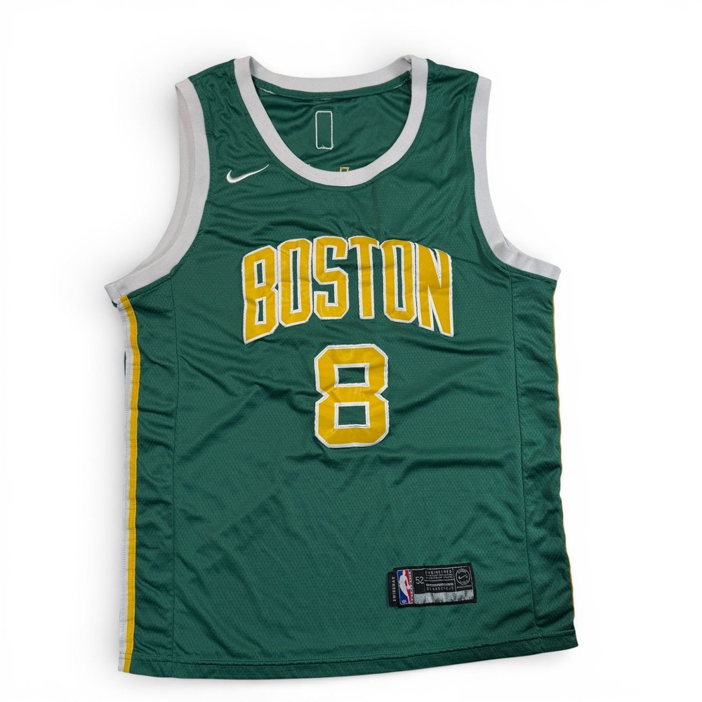 Nike Swingman Boston Celtics Antoine Walker #8 Basketball Jersey Mens 52 Green